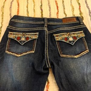Rock and Roll Cowgirl Western style jeans size 13